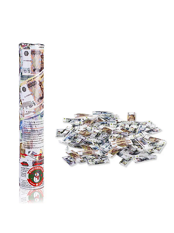 Хлопушка пневматическая S0012 "Денежный подарок" 30см S0012