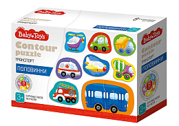 Пазлы контурные Половинки 