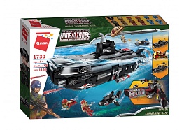 КОНСТРУКТОР 1730 Combat Zones Invade Submarine Base 1196дет 