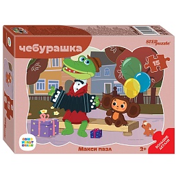 Контурный макси пазл 15 