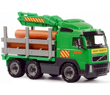 "Volvo", автомобиль-лесовоз (в сеточке) 8756