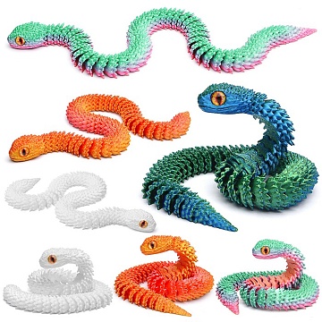 Змея маленькая в пакете фигурка 3Д в асс. 00-6480