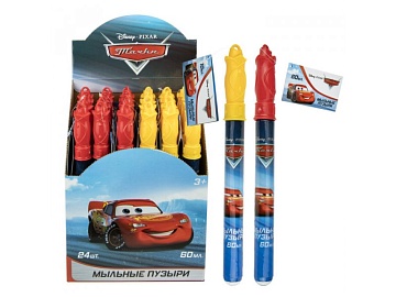 Мыльные пузыри "Тачки" колба 60мл Т15017