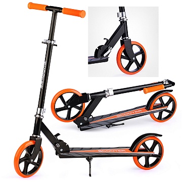 Самокат 2-х кол., оранжевый, PU/ 200 мм, ABEC 7, в коробке УТМ01433256 U037838Y