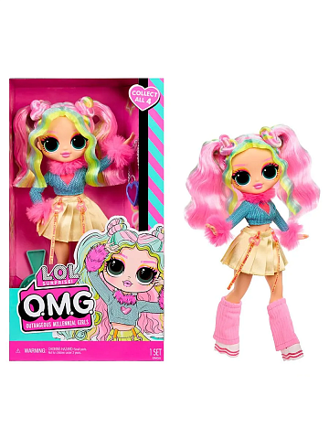 ЛОЛ СЮРПРАЙЗ Кукла ОМГ Серия 10 Баблгам Д. Ж. с акс. L.O.L. SURPRISE! 68746
