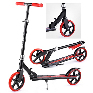 Самокат 2-х кол., красный, PU/ 200 мм, ABEC 7, в коробке УТМ01433258 U037838Y