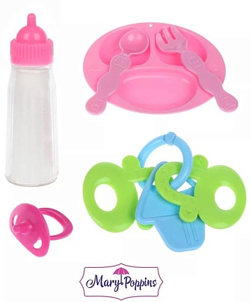 Набор аксессуаров  "Уроки заботы", сетка, 6пр. 453188