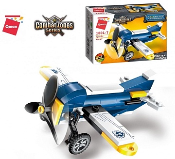 КОНСТРУКТОР ПЛАСТ. Combat Zones Fighter Toucans 47 дет 1801-7