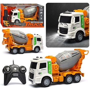 Машина "Бетономешалка №2" р/у, 27 MHz, в коробке 666-40