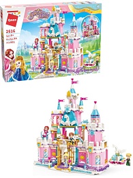 КОНСТРУКТОР 2616 Princess Leah Snowy Swan Castle 801дет
