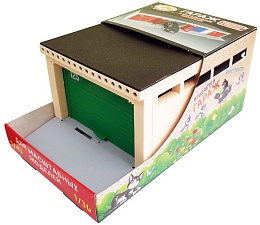 Гараж с подъемными воротами (Для масштабных моделей) С-192-Ф