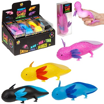 Крутой замес аксолотль 6,7*13см, 4 цв.в асс Т25358