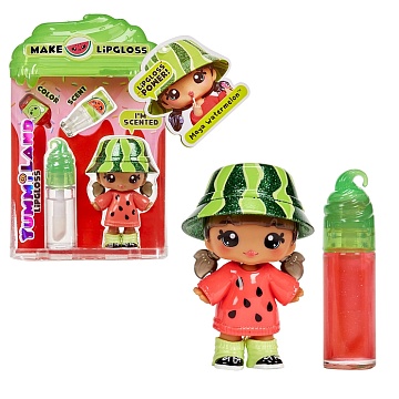 Яммиленд Игр наб Кукла Майя Ватермелон с набором для изготовления блеска для Yummiland 63873