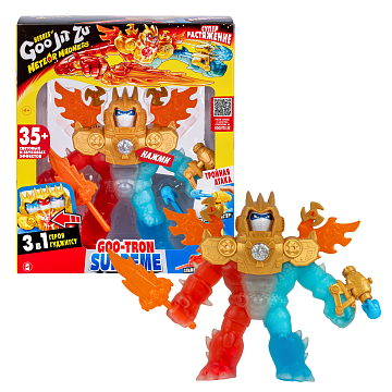 Гуджитсу Игровой набор Непревзойденный Гу-Трон Метеор Мэднесс тянущаяся фигурка GooJitZ 67962