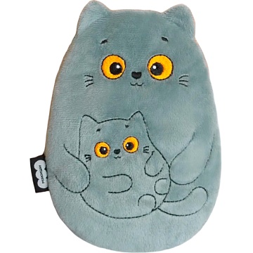 Игрушка с вишневыми косточками Разогрелка Кошка с котёнком 917