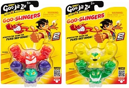 Гуджитсу Игровой набор 2 тянущиеся мини-фигурки Гу-Слингерс в ассортименте GooJitZu 69256