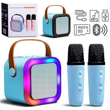 Караоке - центр игрушечный "Веселая мелодия" в коробке CB-K12D