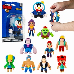 MONSTER FLEX BRAWL STARS тянущаяся фигурка 13 см Т27106