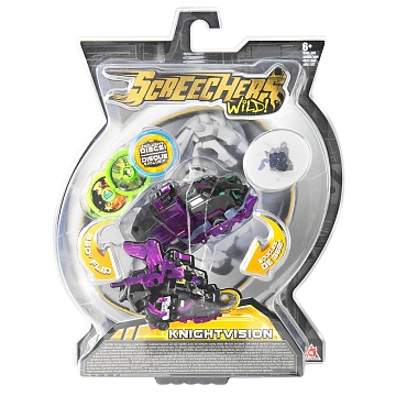 Дикие Скричеры. Машинка-трансформер Найтвижн л2 ТМ Screechers Wild 34832