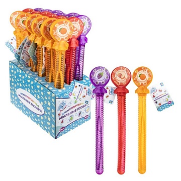 Мыльные пузыри "Леденец" колба, с ароматом апельсин, виноград, клубника 120мл Т17265