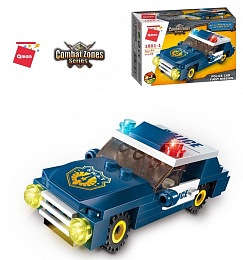 КОНСТРУКТОР ПЛАСТ. Combat Zones Police Car First Mission 49 дет 1801-1
