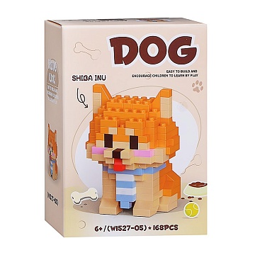 Конструктор Сиба-ину 168дет W1527-05