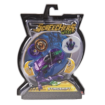 Дикие Скричеры. Машинка-трансформер Стингшифт л1 ТМ Screechers Wild 34819