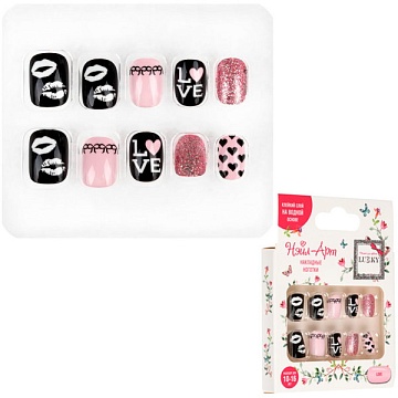 Lukky Нэйл-Арт наб. Love (10 накладных ногтей) Т26637