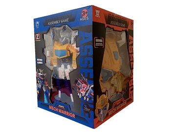 Робот трансформирующийся набор в кубе из 2 роботов и масок 908-23B