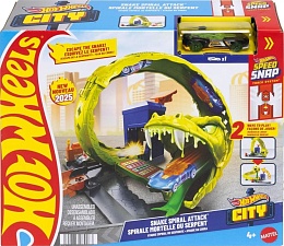 Hot Wheels Игровой набор Snake Spiral Attack JBM63