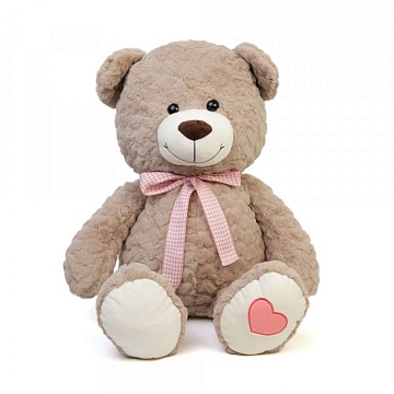 Мягкая игрушка Мишка с бантиком цвет в асс. 40 см DL204006509
