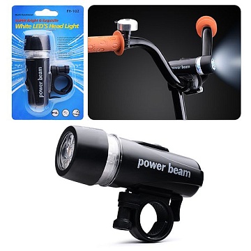 Фонарь аккумуляторный велосипедный, 1800 мАч 00-6093