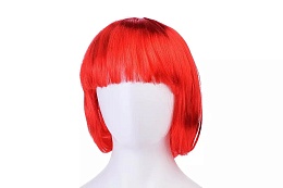 Парик карнавальный (красный) S2104