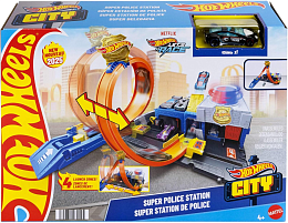 Hot Wheels Игровой набор Суперполицейский участок JBM71