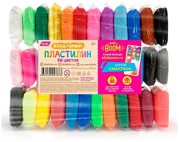 Пластилин 36 цветов, KiK PL014