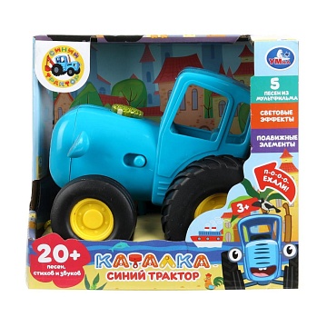 Каталка музыкальная "Синий Трактор", со звуковыми и световыми эффектами 394147
