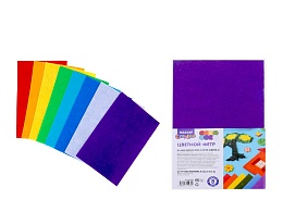 Набор цветного фетра 8 листов, 8 цветов, А4 M-20230