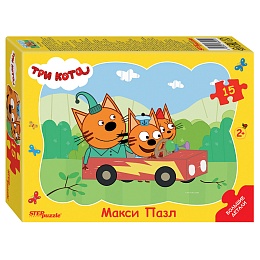 Контурный макси пазл 15 