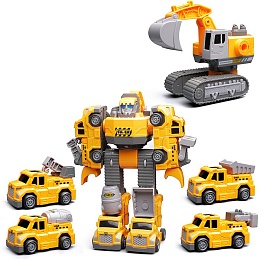 Робот трансформирующийся 5 в 1 РобоМастер ECXP2501B