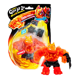 Гуджитсу Игрушка Ультраредкий Лава Райностоун Метеор Мэднесс В.2 тянущаяся фигурка GooJitZu 71041