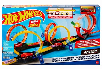 Hot Wheels Игровой набор Многокольцевые гонки HDR83