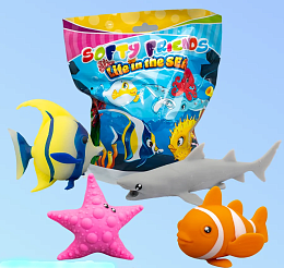 МОРСКИЕ ЖИВОТНЫЕ. СЕРИЯ SOFTY FRIENDS 11/CN23