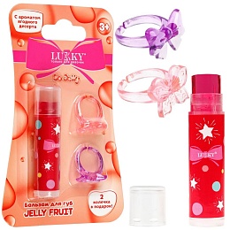 Lukky Jelly Fruit бальзам для губ детский 