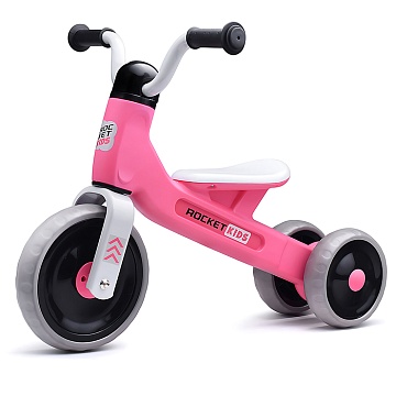 Беговел 3-х колесный Rocket, колеса EVA, цвет розовый RO133-PK