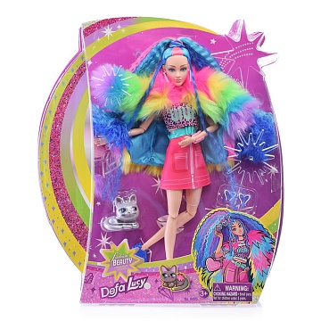 Кукла Defa Lucy "Модница" в яркой куртке с аксессуарами 8495