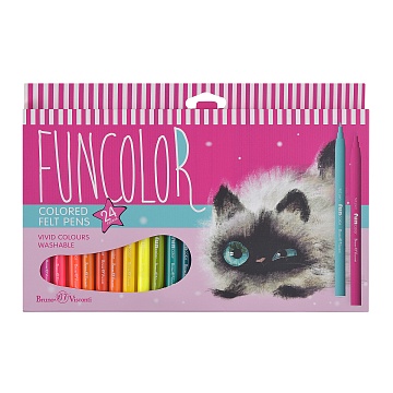 Фломастеры "Funcolor" 24 цвета 32-0069