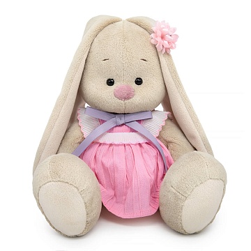 Зайка Ми в платье с лавандовым бантом (малый) SidS-648