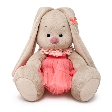 Зайка Ми в платье с воротником из цветов (малый) SidS-591