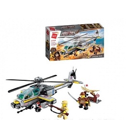 КОНСТРУКТОР 1719 Combat Zones Apache Raid 280дет 268975