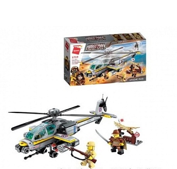 КОНСТРУКТОР 1719 Combat Zones Apache Raid 280дет 268975